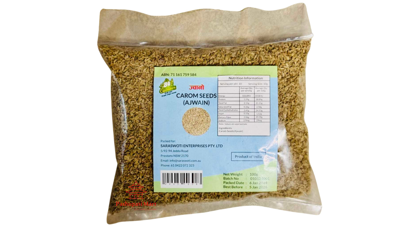 84 Cuisines Carom Seeds/Ajwain (Jwano)