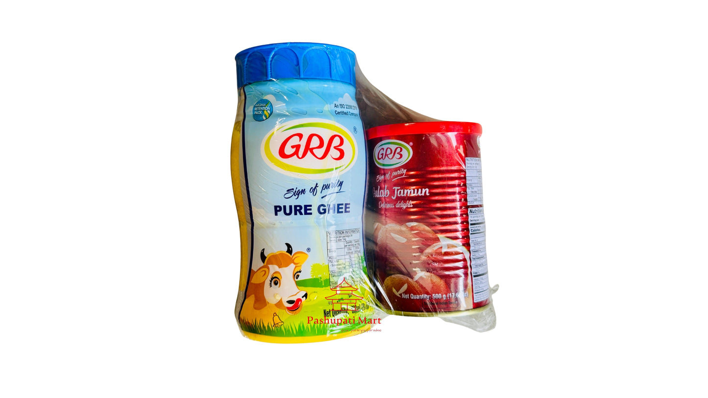 GRB Pure Ghee 830ml with free gulab jamun